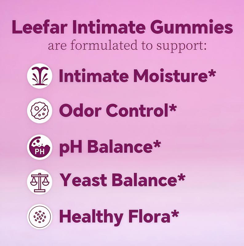 2 Pack-LeeFar Her Juicy Feminine Probiotics Gummies LS Allin One SolutionwithSlipperyEImandPrebiotillusics&LactobacProbioticBlendforWomen'spHBalanceandDrynessHawaiianPineappleGummies60Countprobioticswomen