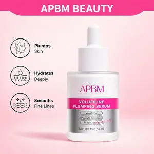 APBM Volufiline Plumping Serum for Face | Volufiline + Niacinamide + Multi-Peptide | Visbile Volume for Under-Eye & Smile Lines | For Fuller, Radiant-Looking Skin (30ml / 1.01 fl. oz.)
