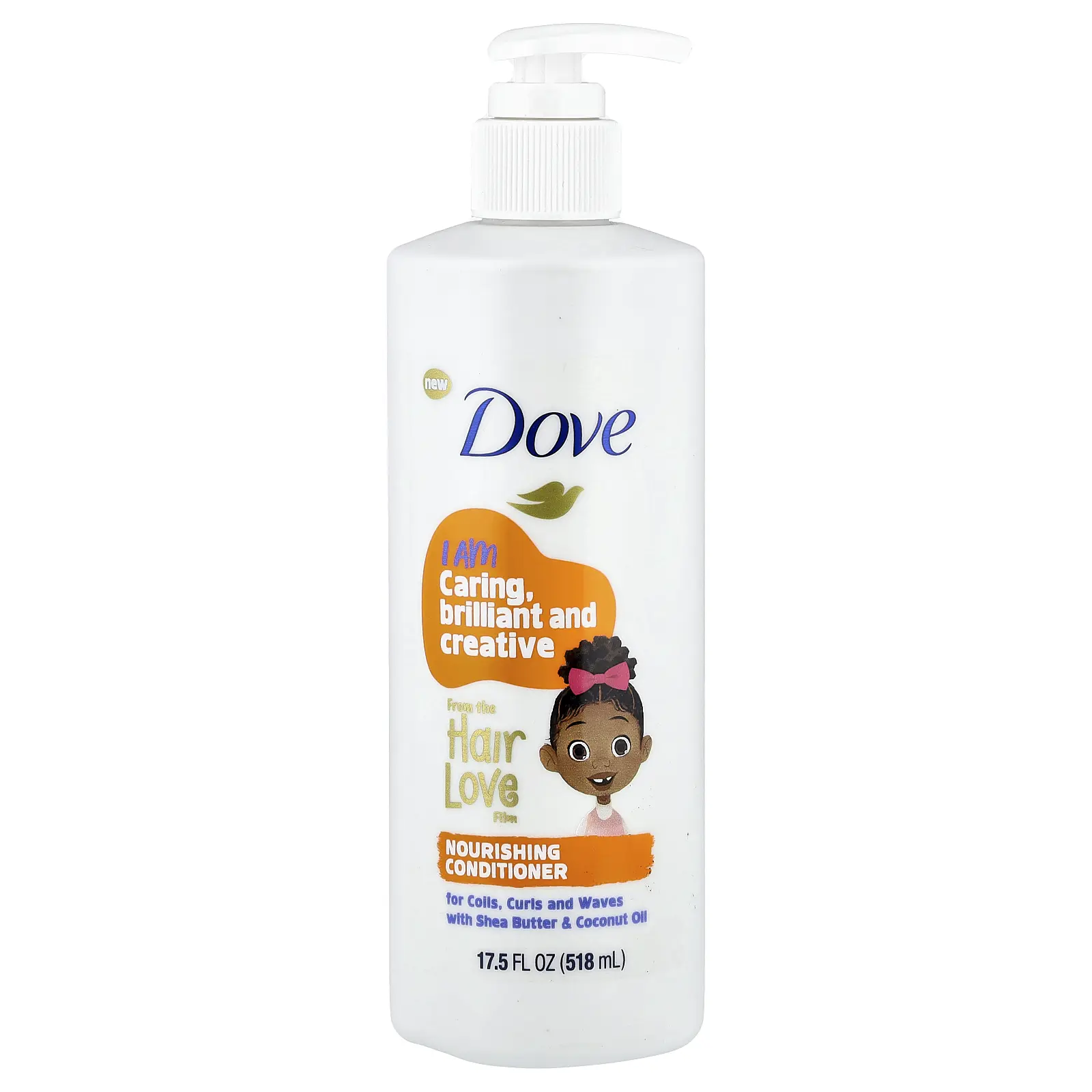 Dove Nourishing Conditioner, For Coils, Curls and Waves, 17.5 fl oz (518 ml)