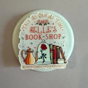 MagSafe PopSocket, 360-Degree Rotatable Phone Grip, Bookthemed, Bellas Bookshop