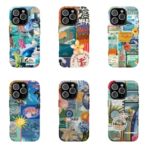 Tropical Island Vacation Phone Case ,Summer Beach Aesthetic Gift,Tough phone case,for iPhone 17 16 15 14 13 12 11 Pro Max X XS for Samsung S21 S22 S23 S24 S25 S26 Plus Ultra,The Best Gift for Yourself, Friends, and Family, Phone Accessories