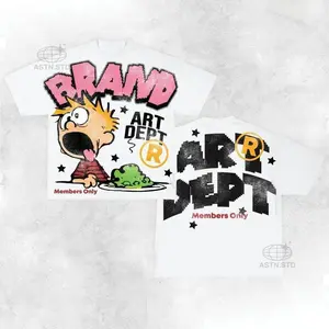 Vintage T shirt Art Dept kids, Graphic tees streetwear, Graphic Casual Cotton Short Sleeve T-Shirt Classic Crewneck