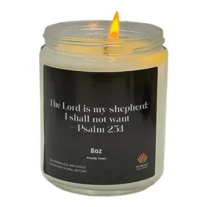 Soy Wax Candle Collection - Devotional Scripture Verse - Perfect Gift for Any Occasion - Ornaments, Decor natural soy bookish candle saturday candle intention candles book lover fall candle vela doras spiritual