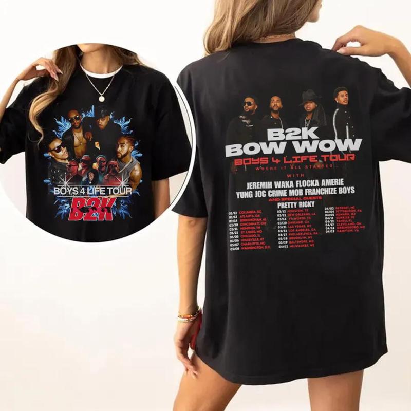 B2K Bow Wow Shirt – Boys 4 Life Tour 2026 T-Shirt, Sweatshirt & Hoodie