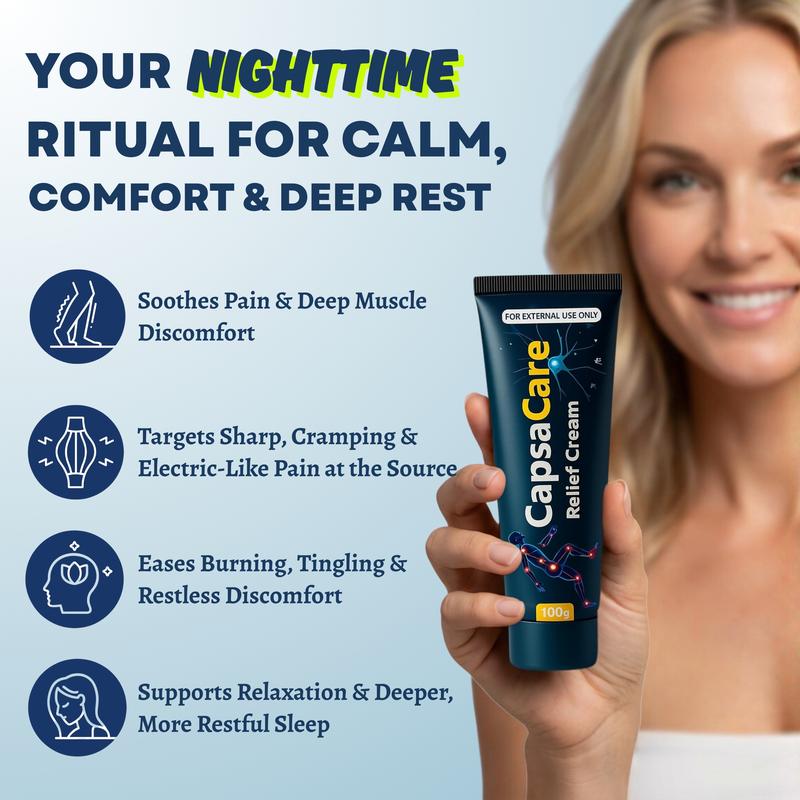 Neuropathy Relief Neuropathy Relief Cream | Neurosoothe Formula Nerve Cream, Capsicum Pain Relief Cream, Contains Capsaicin, Arnica, Menthol, Msm, And Glucosamine, Suitable For Feet, Hands, Legs, Muscles, Joints, And Waist | 100g