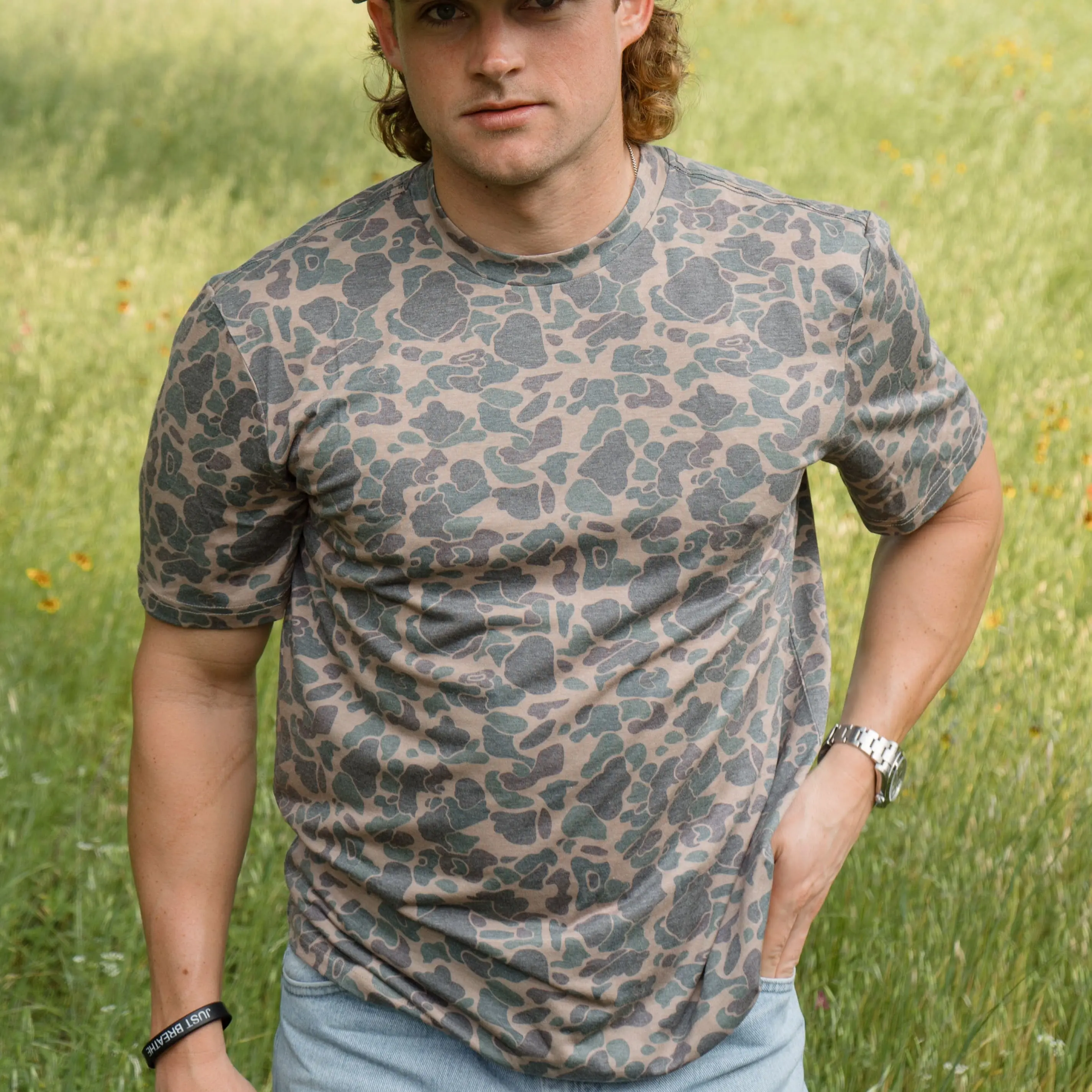 Performance Vintage Camo Tee | Athletic Fit | Hondo