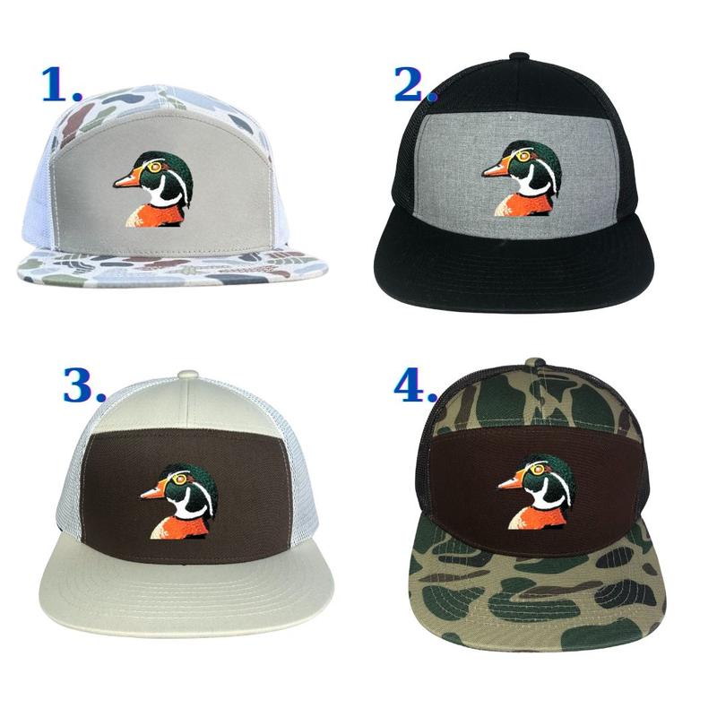 Retro Head Duck Camo Trucker Hat Collection - Durable Camouflage Design for Outdoor Activities, Comfortable Fit, Versatile Style
