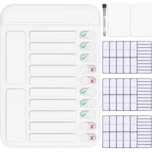 Dry Erase Chore Chart for    Checklist Board  RV Daily Routine Schedule Planning Boards with Blank Checklist Cardstock for Habit  or Daily and Weekly Planner