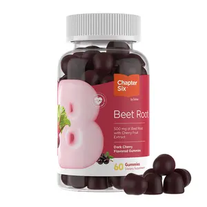 Zahler Beet Root Gummies with Cherry Fruit Extract - 500mg Vegetarian Kosher Non GMO - Supports Blood & Nitric Oxide Flow - 60 Count - Healthcare