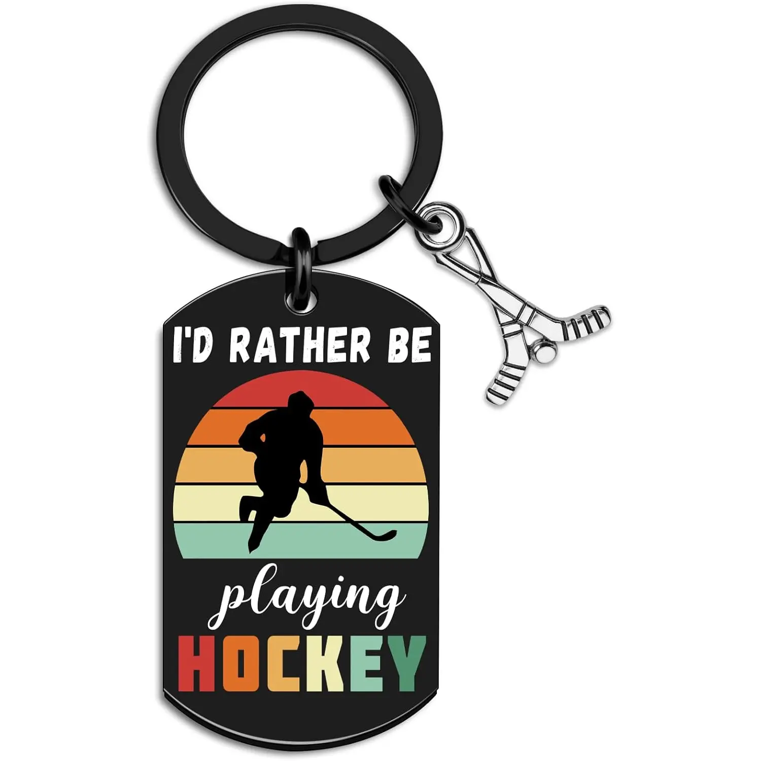 Hockey Gifts for Boys Girls Cool Hockey Keychain Accessories for Boys Girls Kids 8-12 Cool Stuff Christmas Birthday Gifts for Daughter Son