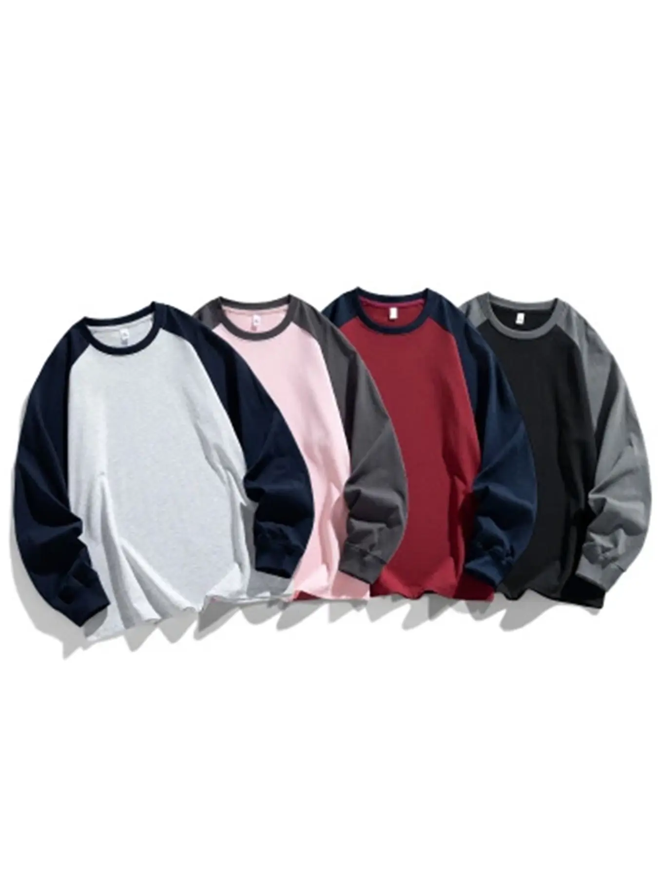 Men's Vintage Classic Long Sleeve Baggy T-Shirt, Casual Color Block Baseball Shirt, Soft Comfortable Fabric, Moisture-Wicking, Perfect for Daily Wear