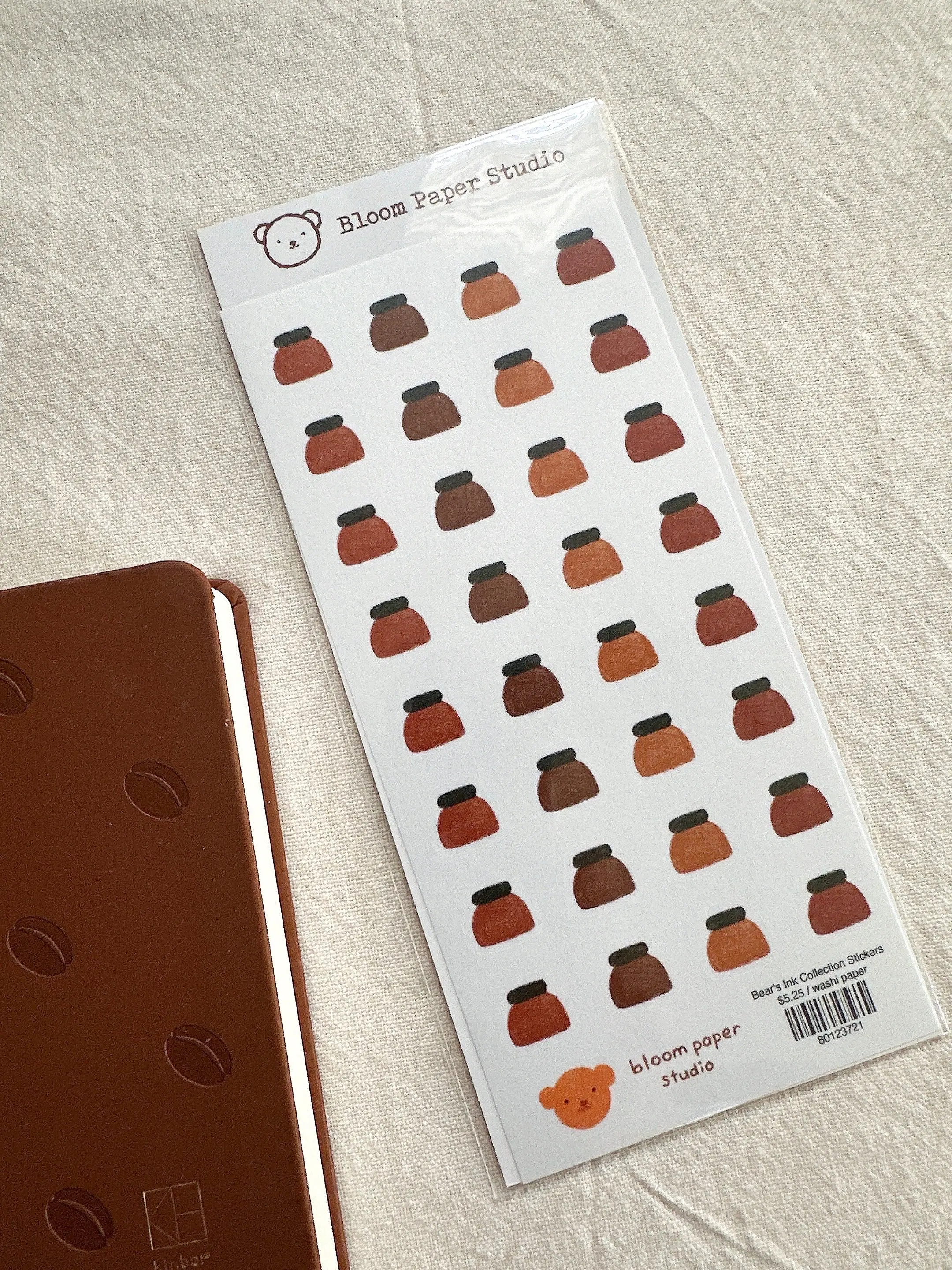 Bear's Ink Collection Stickers