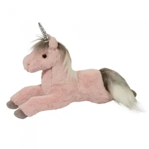 Douglas Cuddle - Esme Mauve Unicorn, Large - 4213 - Weight 7.8 oz - Dimensions 18 × 5 × 10 in