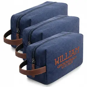 Machine Washable Embroidered Toiletry Bag