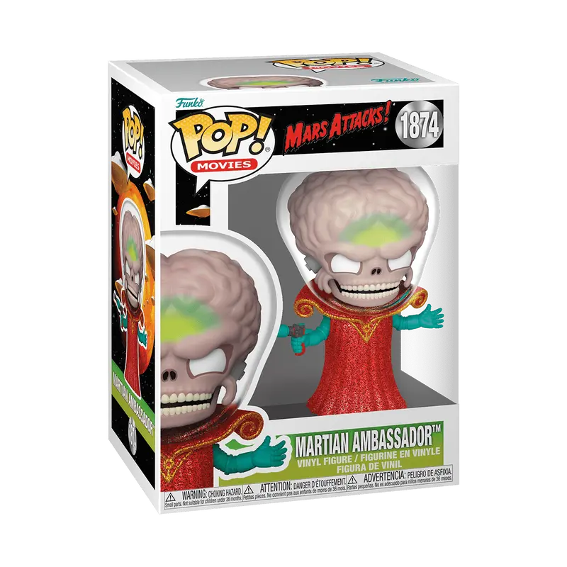 Funko Pop Vinyl Figure Mars Attacks Martian Ambassador