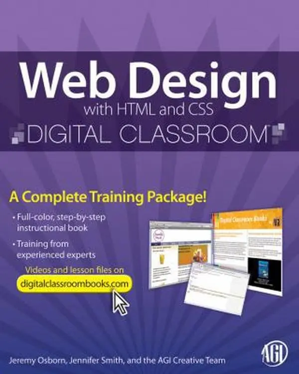 USED-Web Design with HTML and CSS Digital Classroom, (Book and Video Training) by AGI Creative Team (Paperback)