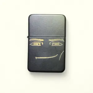 ROBLOX Smirk Face Meme Flip with Engraved Case - Accesory pocket ROBLOX Smirk Face Meme Flip with Engraved Case - Accesory pocket