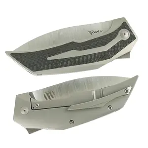 REATE T4000 Folding Tools For Everyday Carry（EDC) - M390 Steel & Titanium Handle
