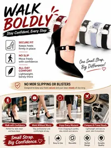 Adjustable High Heel Shoes for Women, Comfortable Fit for Walking, Shopping, Parties, Daily Wear, Secure and Loose Design