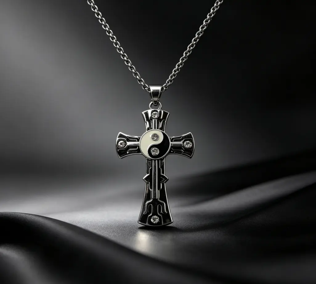 Shizi Bagua Pendant, Fashion Accessory Charm for Daily Wear