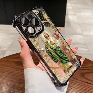Religious Design Luxury Protection Jesus Pattern Mobile Protective Phone Case foriPhone 17 pro max  IPhone 16 15 14 13 12 11 Pro Max Plus Shockproof Cellphone Cover Silicon Smartphone
