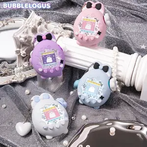 For Tamagotchi Paradise Silicone Protective Case Easter Bunny Gift Panel Sticker Knob Cover And Pendant Game Accessories Kit