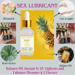 Yoni Wap Scented Natural Nourishing Formula - Gentle Moisturizer with Ginseng for Hydration and Care - Available in Pineapple, Strawberry & Cherry Scents - Daily