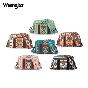 Wrangler Crossbody Bag for Women Shoulder Purse Small Multi Pocket Crossover Bag