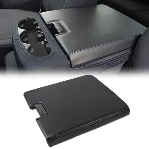 Black Center Console Lid Bench Fit For Chevy 2007-13 Silverado GMC Sierra 924-810