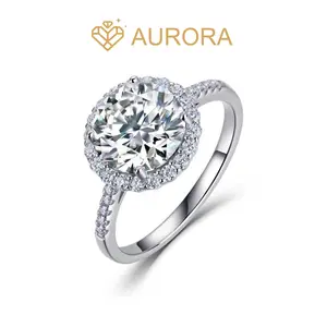 【#234 Avelyn】3.0 Carat Moissanite rings Engagement Wedding Anniversary gift Jewelry Synthetic Moissanite