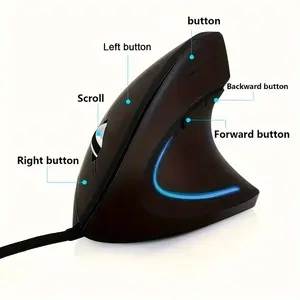Vertical Wireless USB Mouse Ergonomic Rechargeable Portable PC Gamer For Computer Laptop Notebook Mause Gaming Accessories Mous