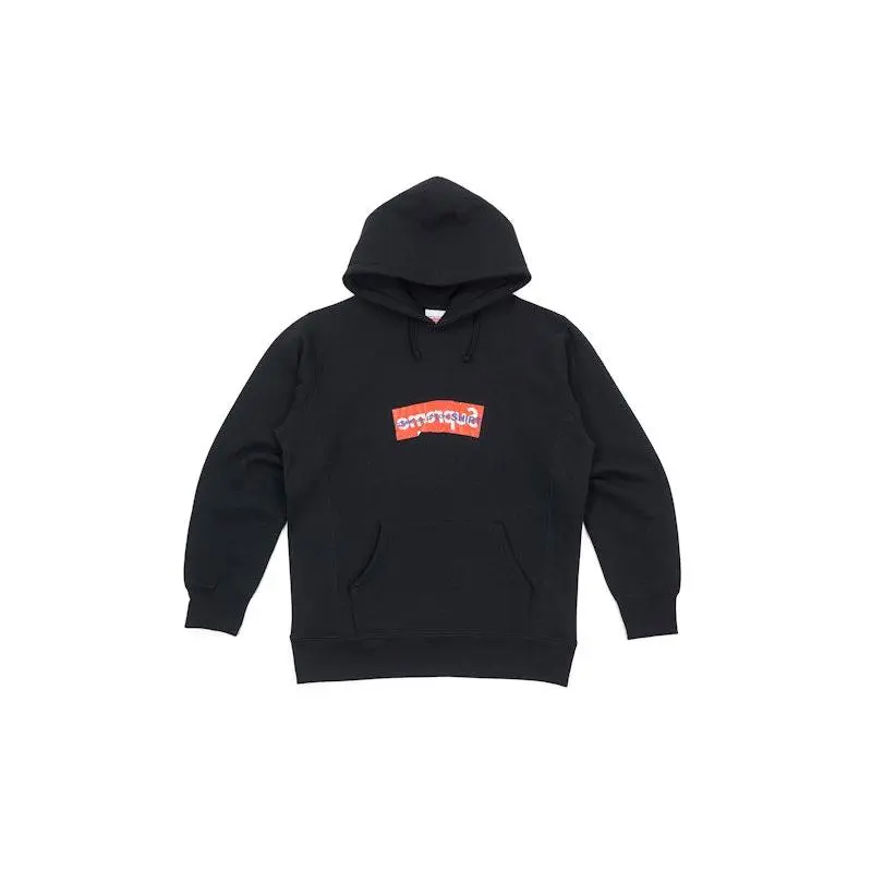 supreme box logo hoodie charcoal - TikTok Shop