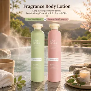 EOURHSA Squalane Cloud Body Lotion 9oz | Long Lasting Fragrance, Moisturizing Skin Cream, Blue Wind Chime & Reverse Paris Scent