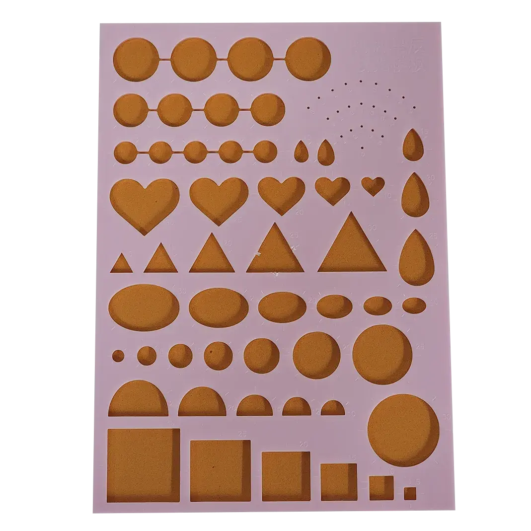 Pink Tool Board Paper Quilling Kit by Wizardi F07M3-3-pink