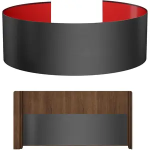 Stainless Steel Door Kick Plate, 6" x 28" Self Adhesive Door Push Plate, Brushed Black Kickplate for 30" Interior or Exterior Doors