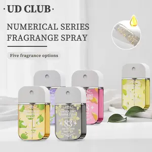 Numerical Series Alcohol-Free Fragrance Spray - Unisex, Long-Lasting Light Fresh Scent, Card-Shaped Minimalist & Stylish, Portable & Easy to Carry, Citrusy Fragrance, Fruity Aromatic Fragrance