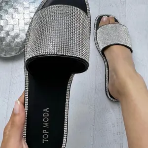 Top Moda fashion rhinestone sandals