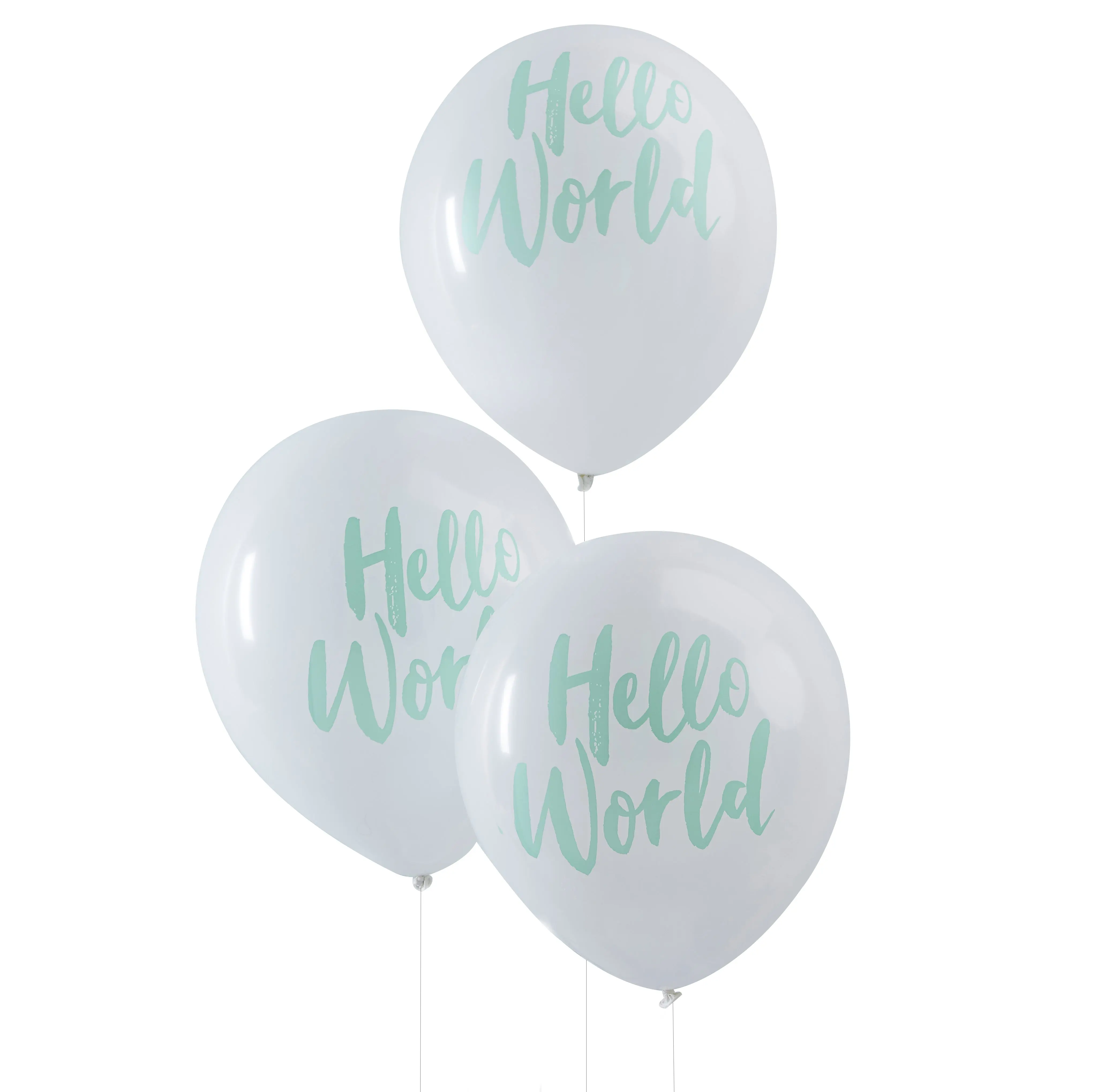Hello World Baby Balloons – Perfect for Baby Showers & Welcoming New Arrivals!