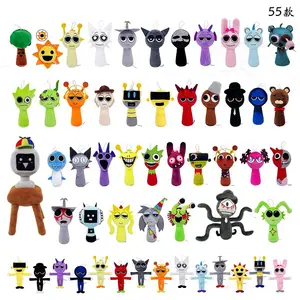 Sprunki Plush Toys Sprunki Plush Doll Sprunki Game Cartoon Pillow Kids Birthday Gifts Stuffed Dolls Christmas Gift