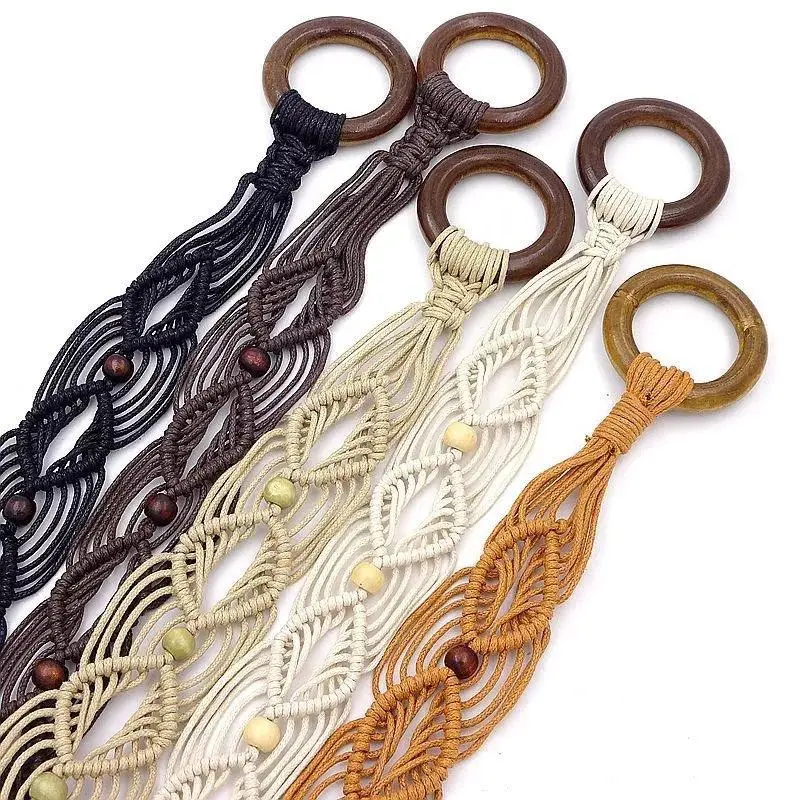 wooden beaded belt - TikTok Shop display picture 2