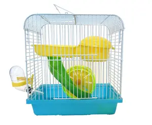 212 MAIN Small-Size Dwarf Hamster & Dwarf Mice All-Inclusive Complete Cage Kit, Includes All Essential Accessories, Blue