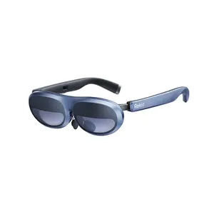 Rokid Max Smart AR Glasses for 3D High-Definition Movies, Wireless Screen Projection, Long Battery Life, Built-in Applications and 3A Games, Compatible with Multiple Devices