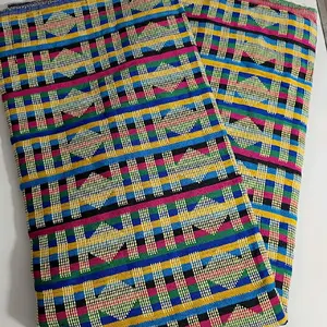 Handwoven Akwete Fabric, Traditional Nigerian Textile for Clothing, Home Decor Projects