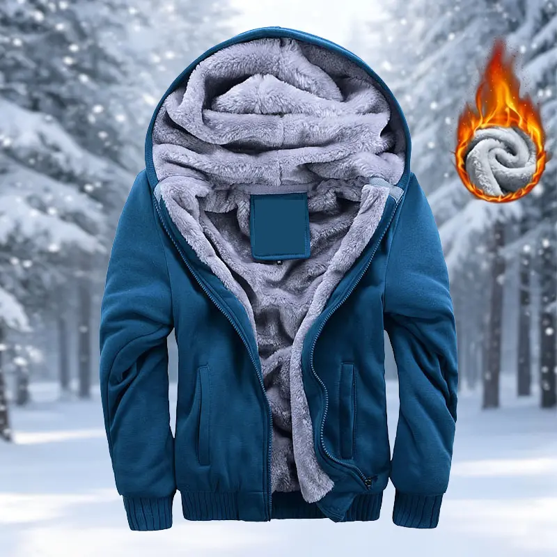 Women's Plus-Size Fashion Coats & Jackets - European-American Style, Fleece-Lined Thick Warm Casual Sportswear Top, Ideal for Everyday Wear & Christmas Gifting
