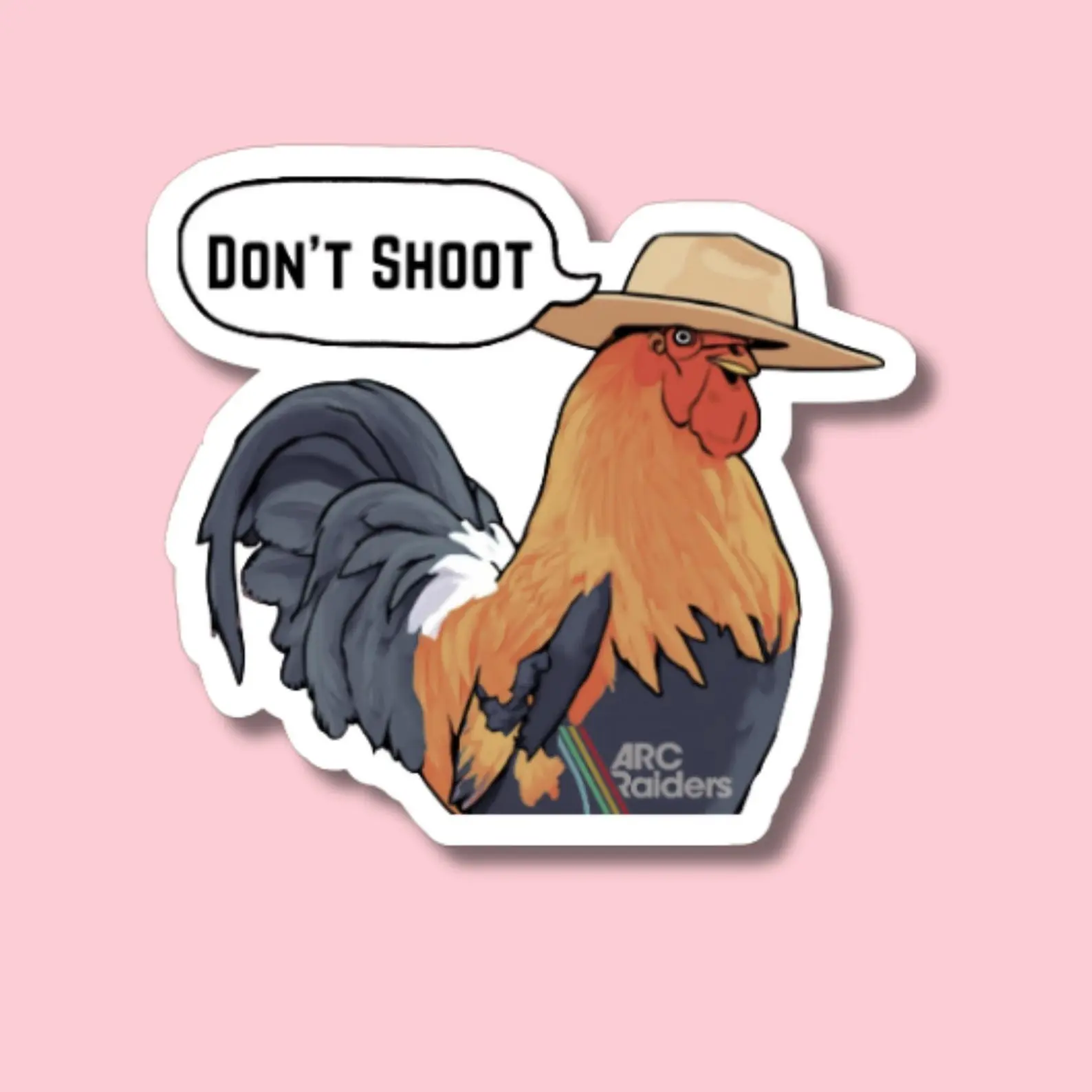 Arc Raiders Scrappy Rooster Sticker, Video Game Sticker, Gaming Gifts