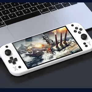 New Product G90 Game Console: 7-inch Large Screen Retro Handheld Game Console with HD Display, PSP-style Nostalgic Double-player Arcade