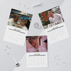 Funny Chef 2026 Calendar, Gordan Calendar, Funny Christmas Gift