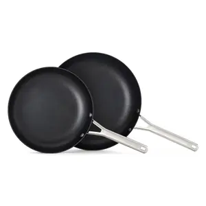Calphalon 10" and 12" Hard Anodized Aluminum Nonstick Fry Pan: Nonstick Cookware, Stay-Cool Handle, Oven & Dishwasher Safe