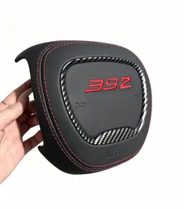 Fit SRT Custom Scat pack R/T (2015 and up)Dodge Challenger Charge Durango Custom replacement parts for the steering wheel center cover