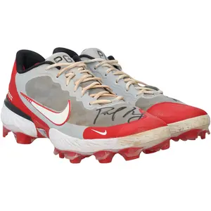 Paul Goldschmidt St. Louis Cardinals Autographed Game-Used Gray and Red Nike Cleats from the 2024 MLB Season - Fanatics Authentic Certified